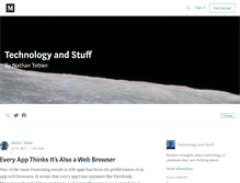 Tablet Screenshot of blog.ntotten.com